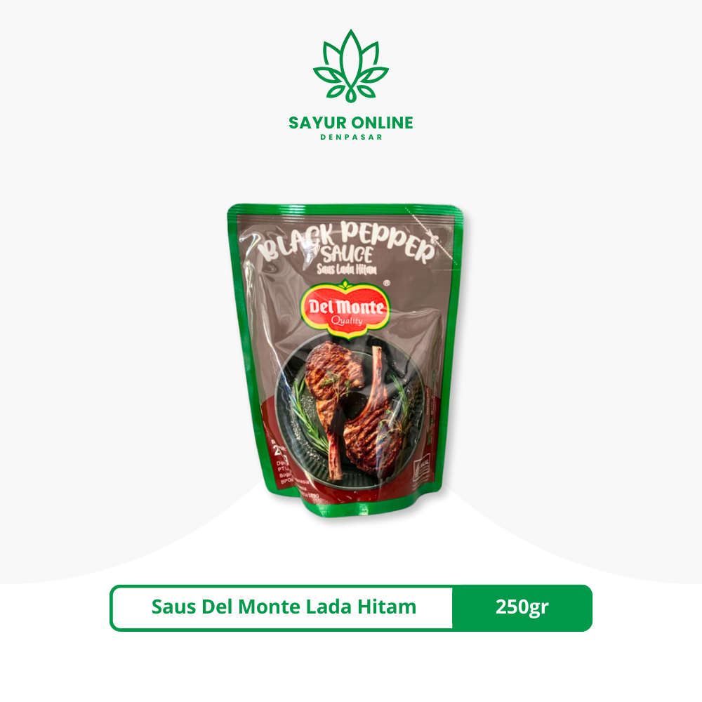 

Saus Del Monte Lada Hitam (Black Pepper) 250gr - Sayur Online Denpasar