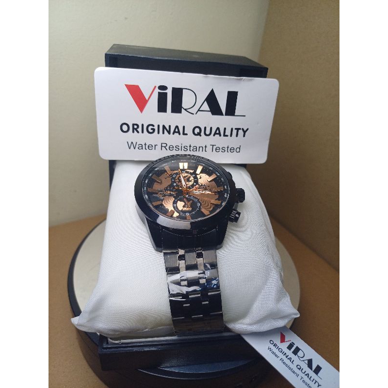 COD - JAM TANGAN MERK VIRAL ORIGINAL QUALITY BONUS BOX DAN BATRAI CADANGAN