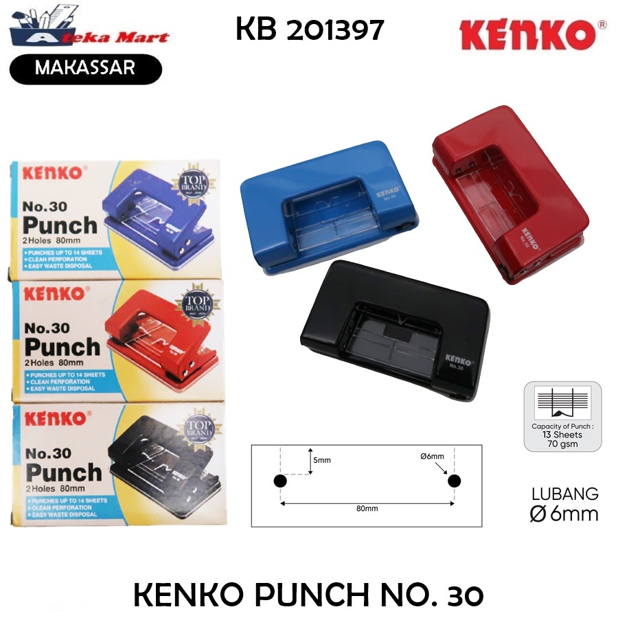 

KENKO PUNCH NO.30 / PELUBANG KERTAS