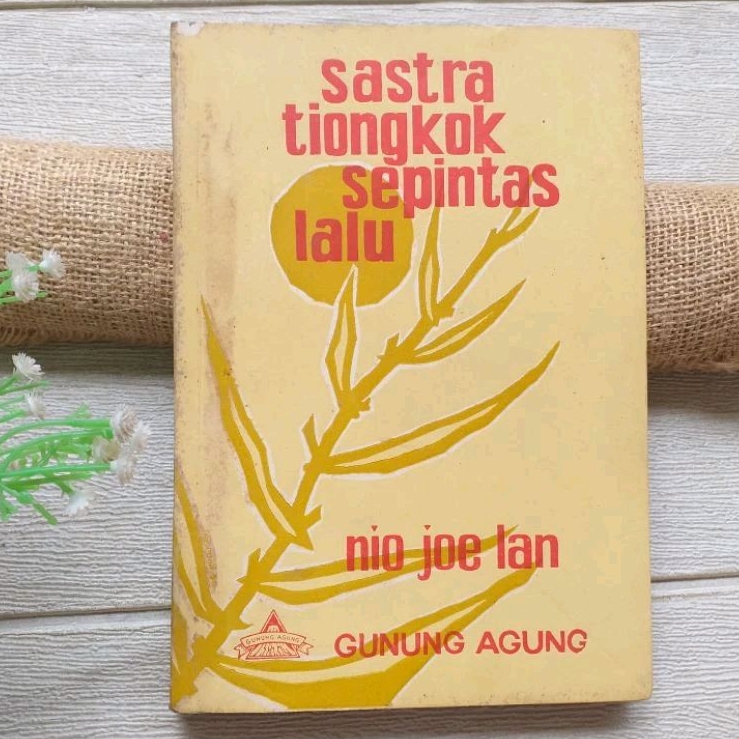 Original | Sastra Tiongkok Sepintas Lalu, Nio Joe Lan