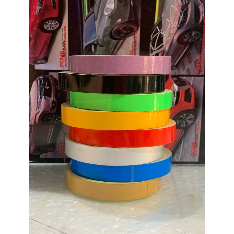 STIKER LIST Velg Motor Mobil 1 CM / List Sticker Velg Motor Mobil / STIKER REFLECTIVE