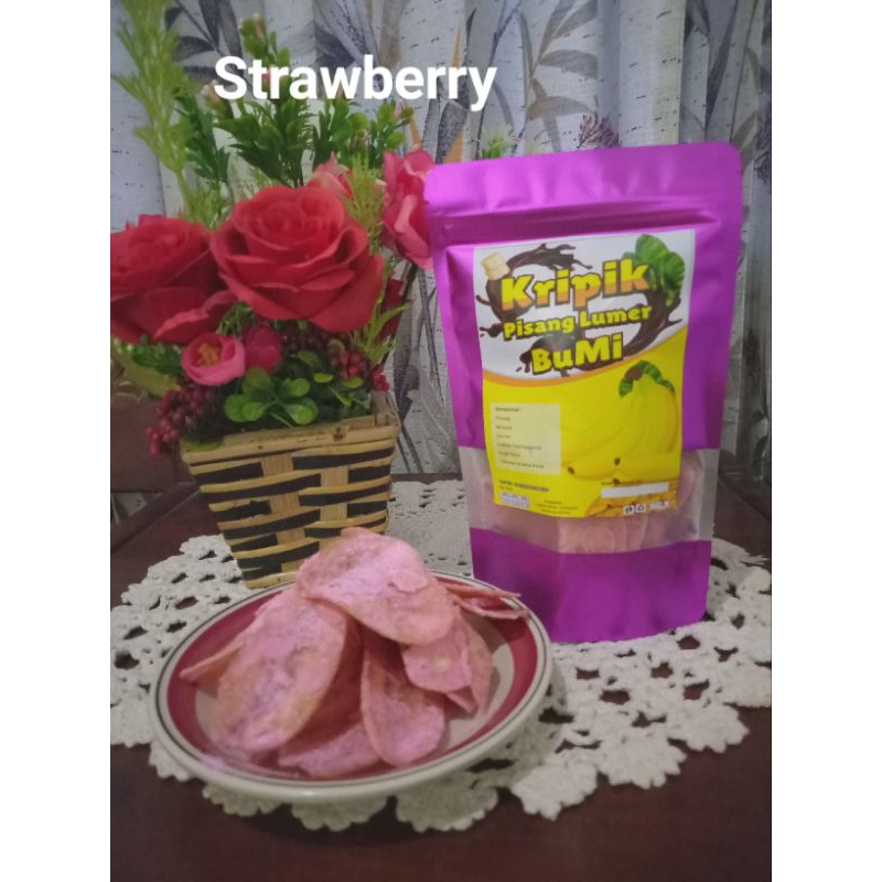 

Kripik Pisang Lumer STRAWBERRY 50 gram