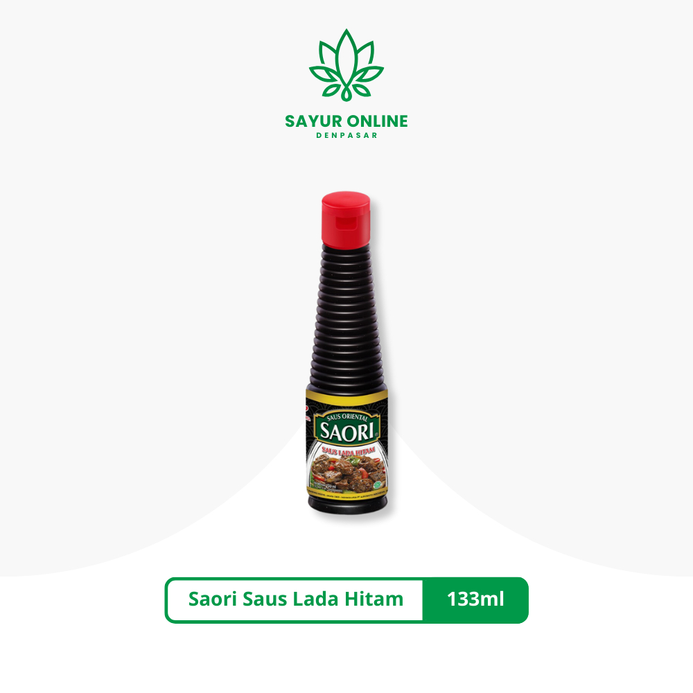 

Saori Saus Lada Hitam Botol 133ml - Sayur Online Denpasar