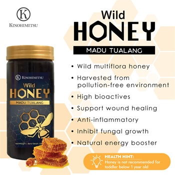 

Kinohimitsu 100% Original Madu Tualang - Wild Honey 500gr Halal Made in Malaysia