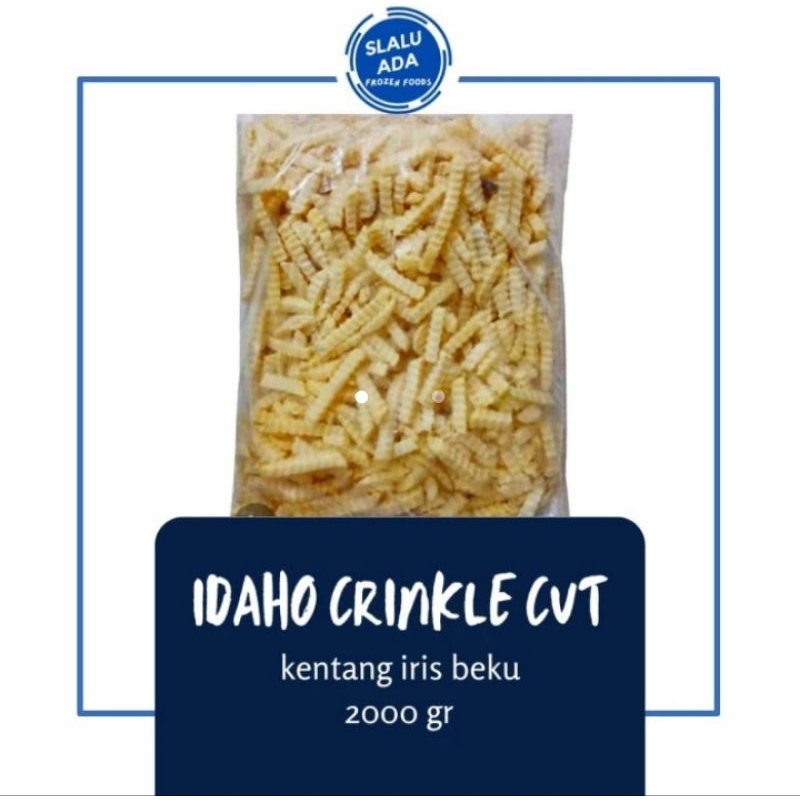 

Kentang goreng idaho crinkle cut 2 Kg