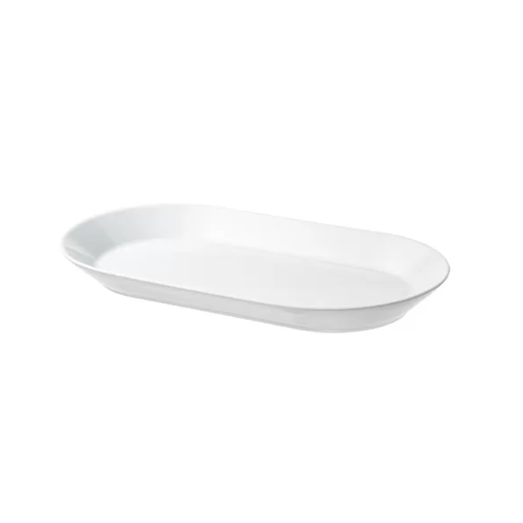 IKEA 365+ Piring saji, putih, 38x22 cm