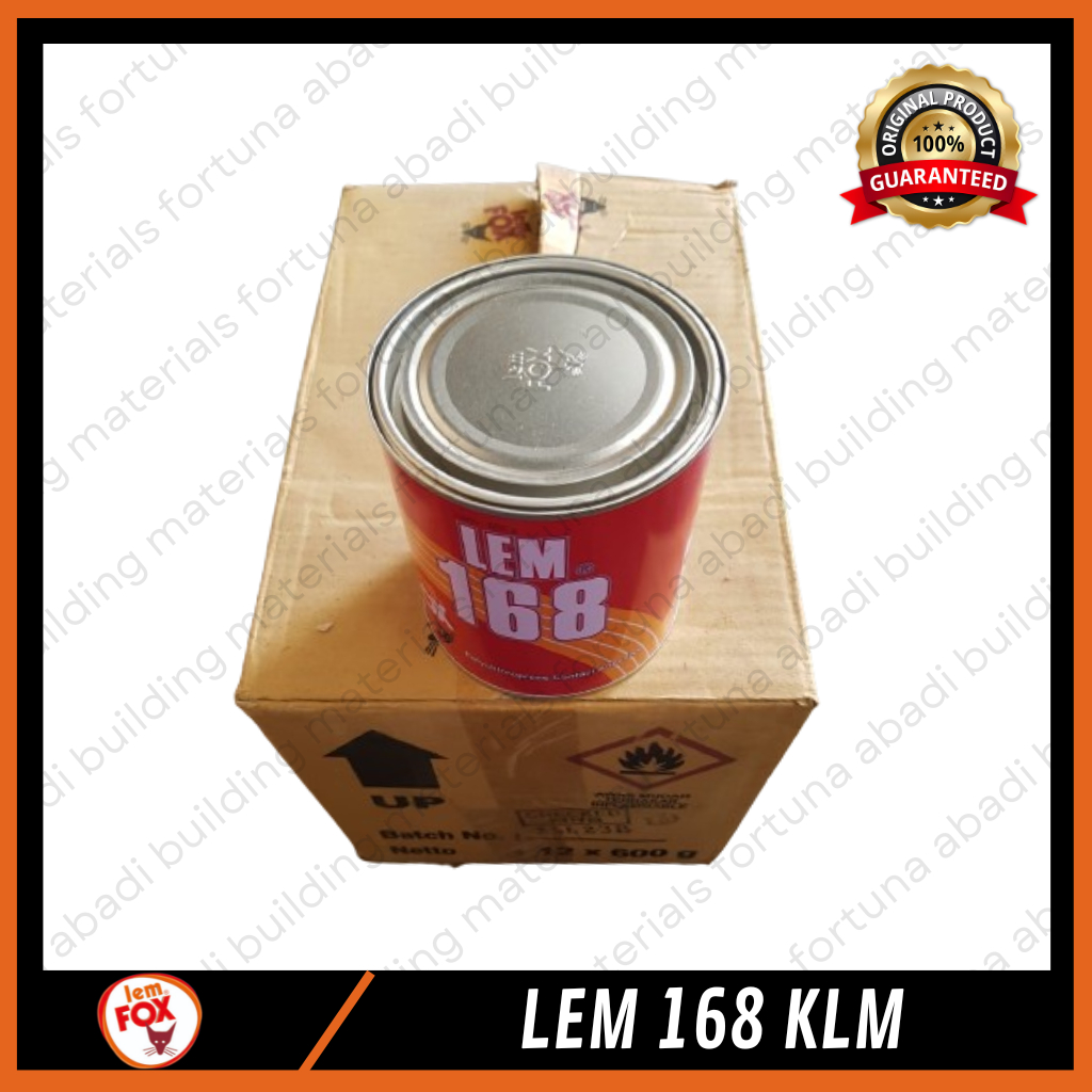 

Lem Fox 168 Ukuran 600g Lem Kuning