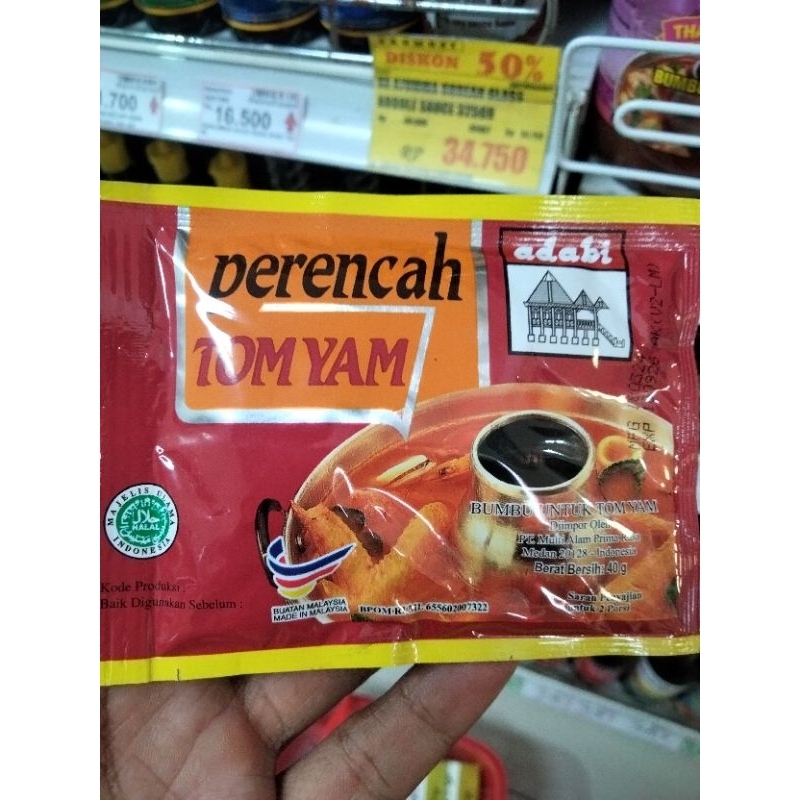 

Bumbu tomyam sachet