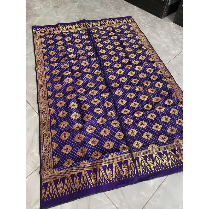 SEPASANG Kain Tenun Songket Sèsèh Klasik, Sidemen Bali Asli (Couple)