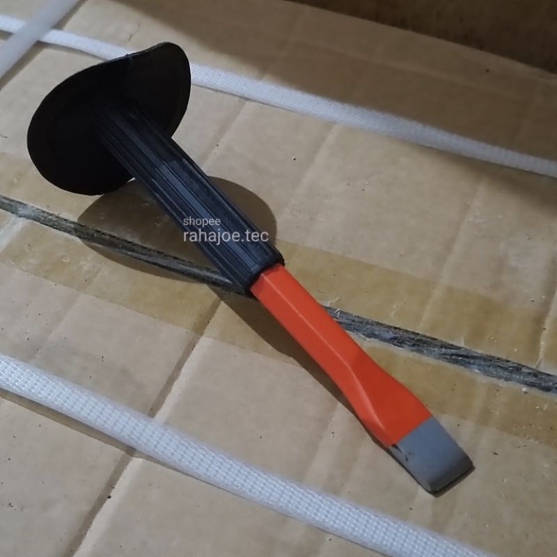 Alat Pahat 8in Betel Besi Topi Pegangan Karet 8"- 8 Inch