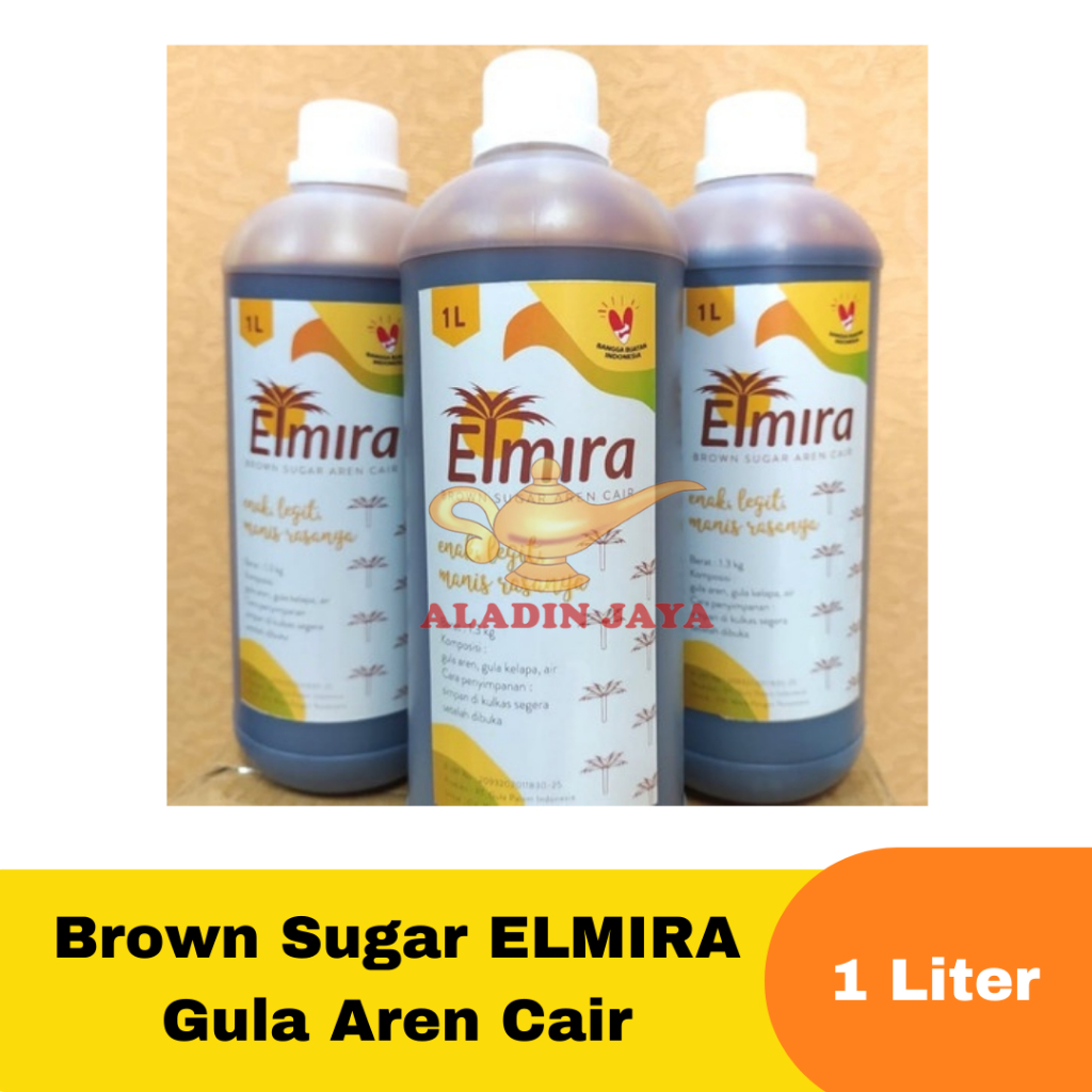 

Brown Sugar ELMIRA Gula Aren Cair 1 liter