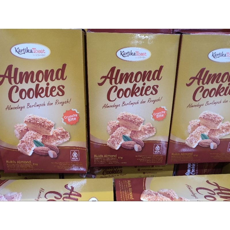 

Kartika Toast Almond Cookies Toast 51gr 06 Juli 2025