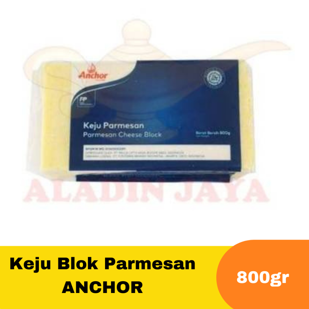 

Keju Blok Parmesan ANCHOR ukuran 800gr