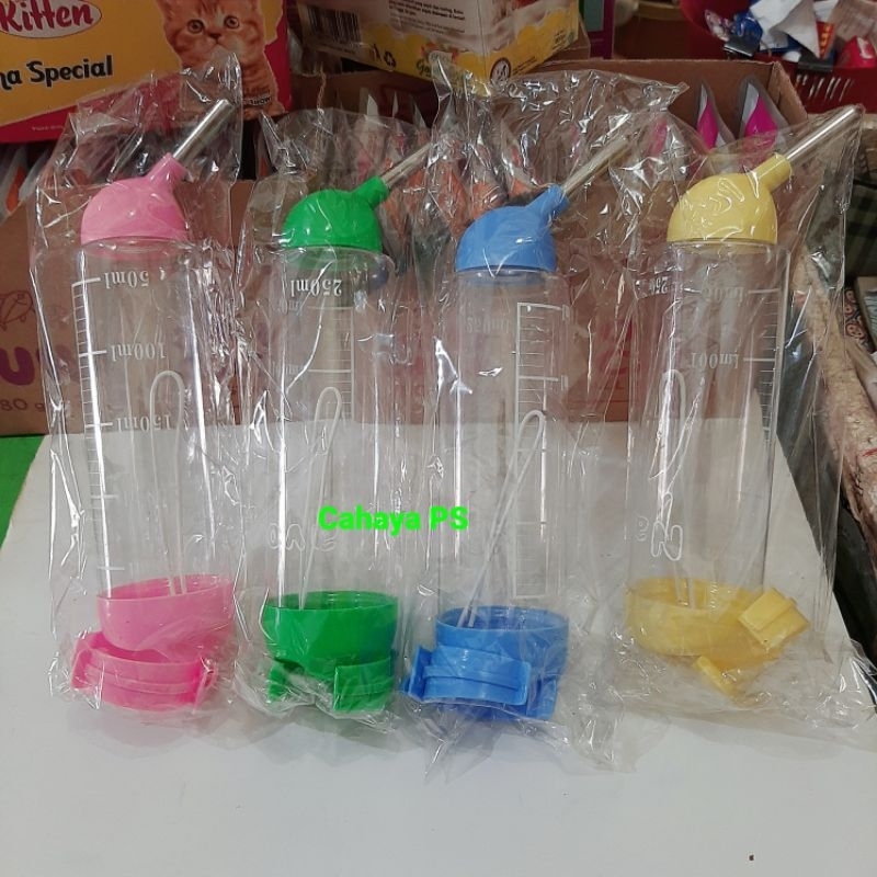 Botol minum/Dot gantung Kelinci,Anjing,Kucing 250 ml