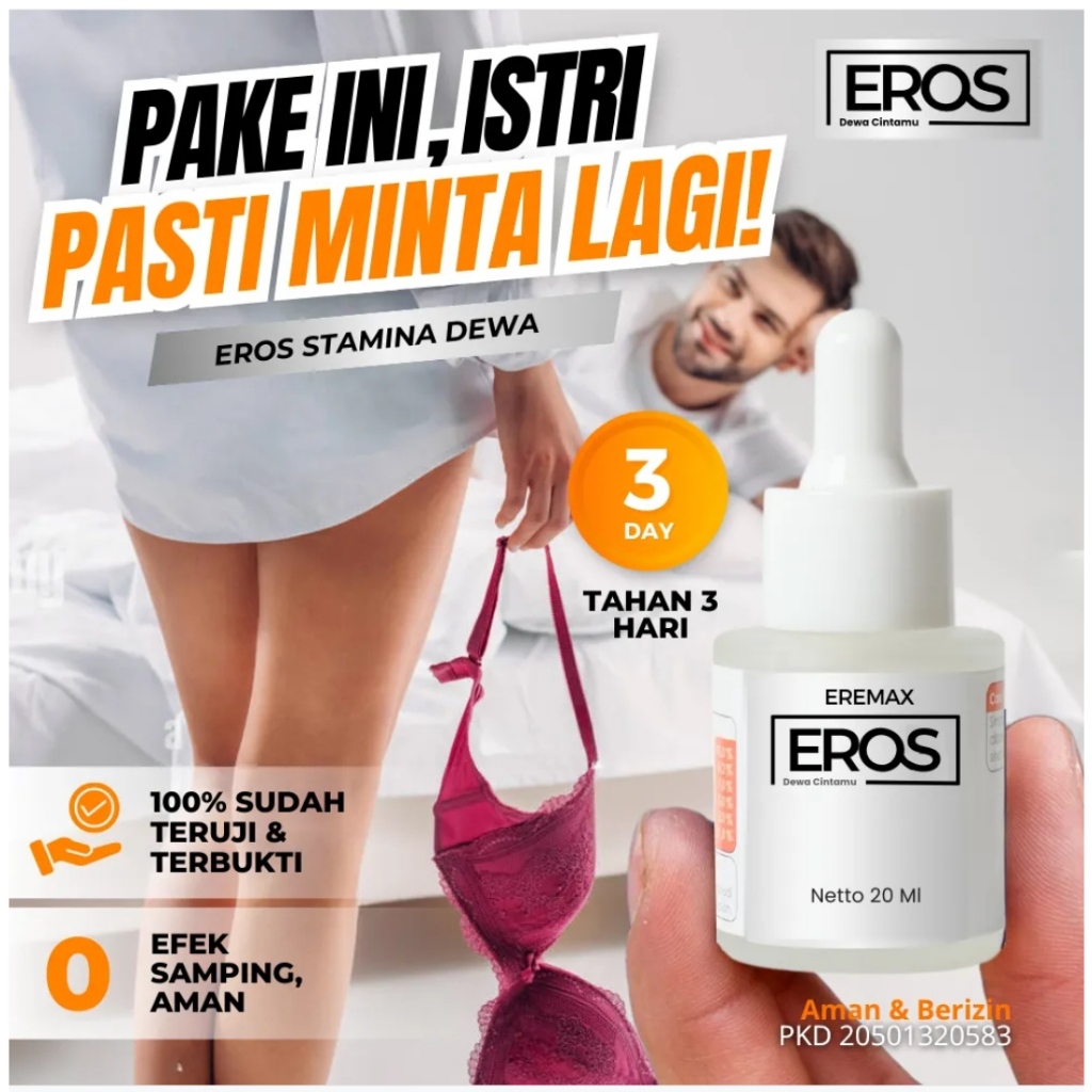 Eros Dewa Cintamu Original Serum Tetes Pria Perkasa Ampuh