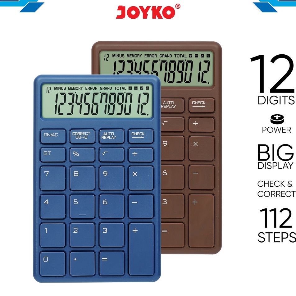 

Penjualan Terbaru Calculator Kalkulator Joyko CC55CO 12 Digits Check Correct