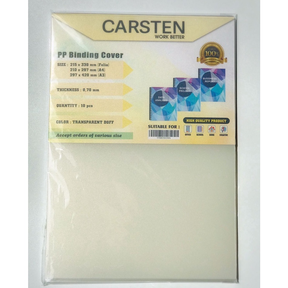 

Promo Ngetrend Mika Cover jilid PP Pasir doff tebal 7 mm A4 isi 1 lembar