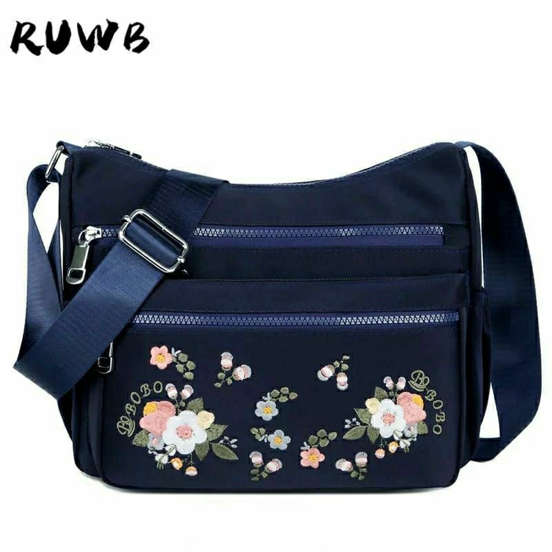 Tas Selempang Bunga Wanita / Tas Bunga / Tas Motif Bunga / Tas Kekinian Tas Viral Wanita