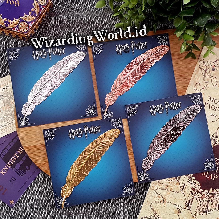 

Free Garansi Pembatas Buku Bookmark Bulu Feather Metal Harry Potter Fantastic Beast