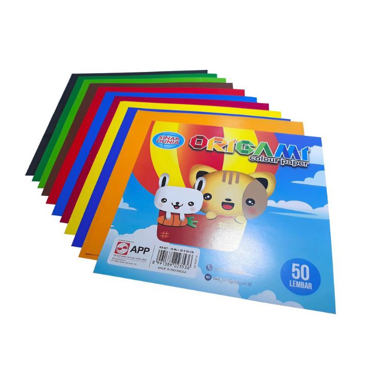 

Buruan Serbu Kertas lipat origami SIDU 2x2cm 5pcs warna 1 sisi
