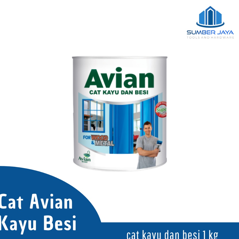 

Update Terbaru CAT MINYAK MERK AVIAN 9 L Untuk Kayu Dan Besi warna banyak