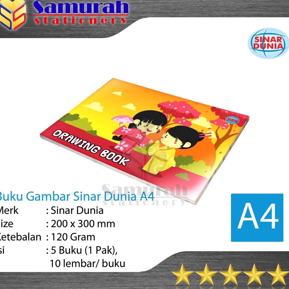 

Harga Favorit Buku Gambar Sidu A4 Drawing Book Sinar Dunia A4 Buku Gambar Anak A4 TK SD SMP SMA Buku Sketsa