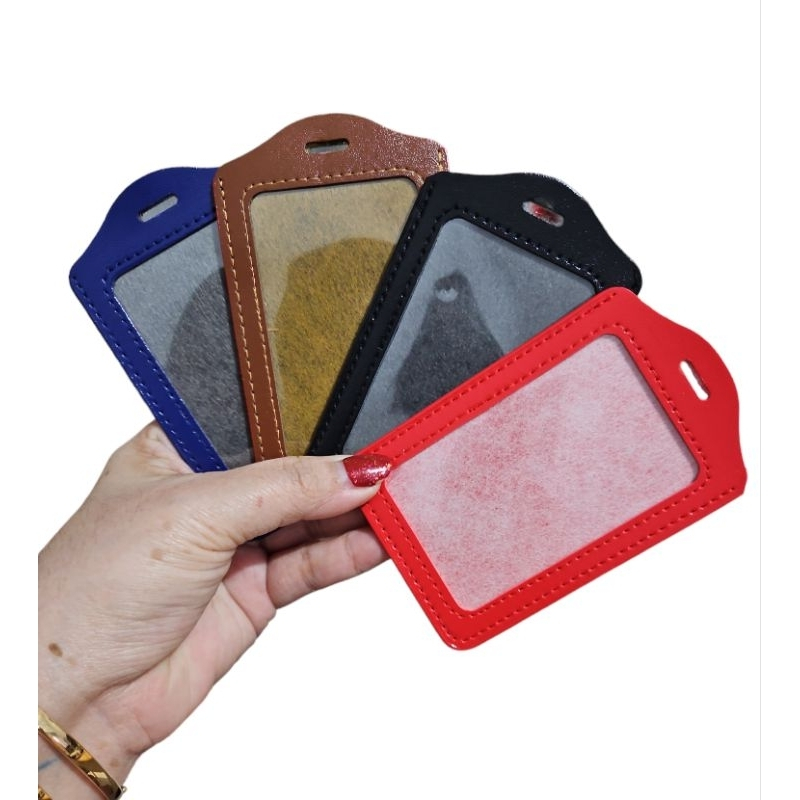 

CASE ID CARD SOFT CASE/FRAME/GANTUNGAN ID CARD KULIT SINTETIS HOLDER TANDA PENGENAL PANITIA