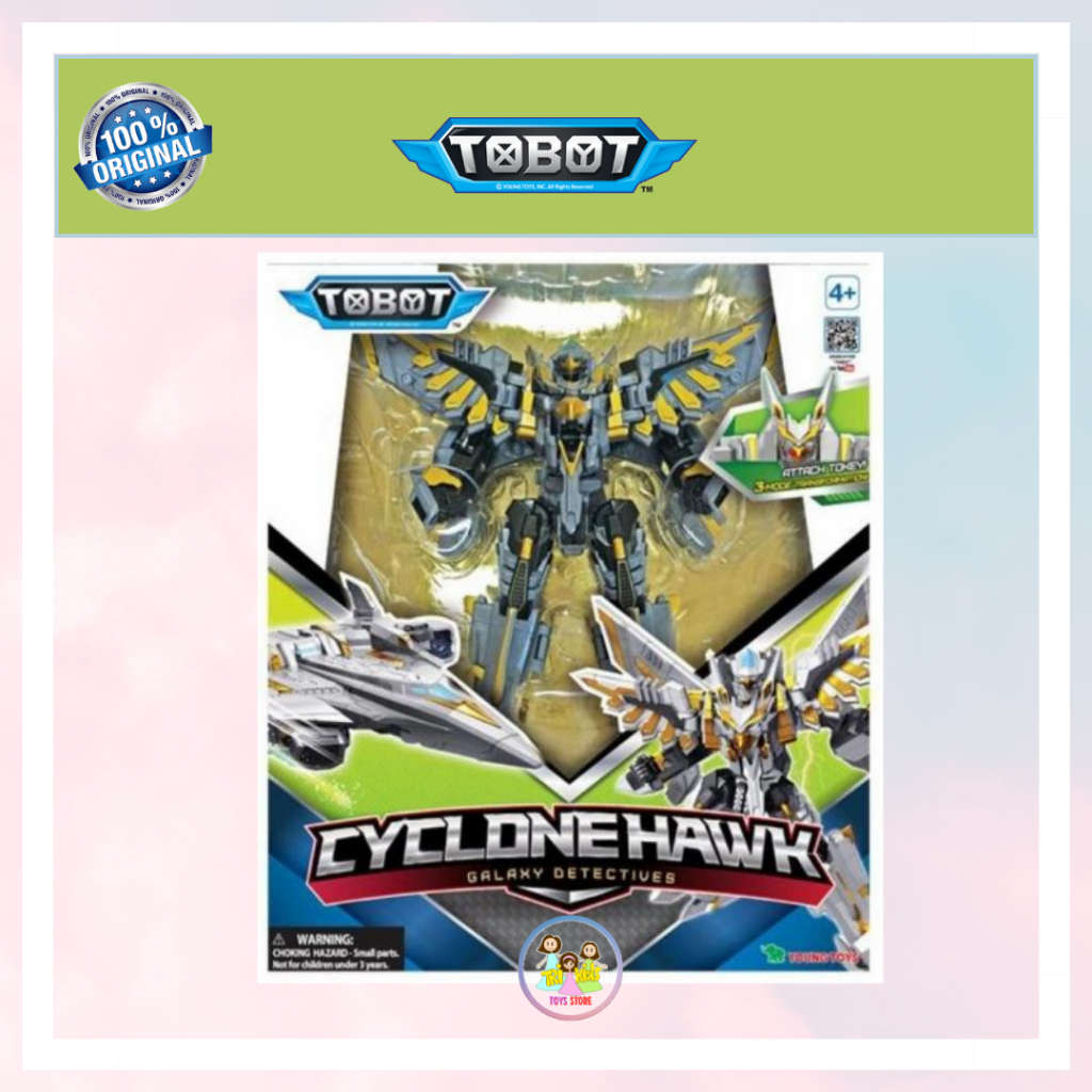 Tobot GD Galaxy Detectives Cyclone Hawk Original Young Toys