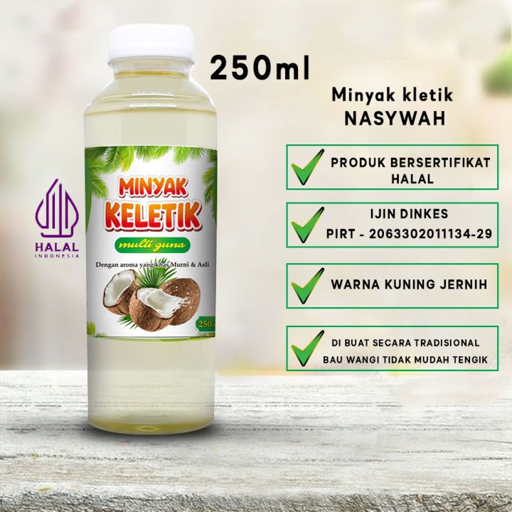 

Minyak Kelapa Asli 250 ml Murni 100% / Klentik / Keletik / Kelentik / Lentik