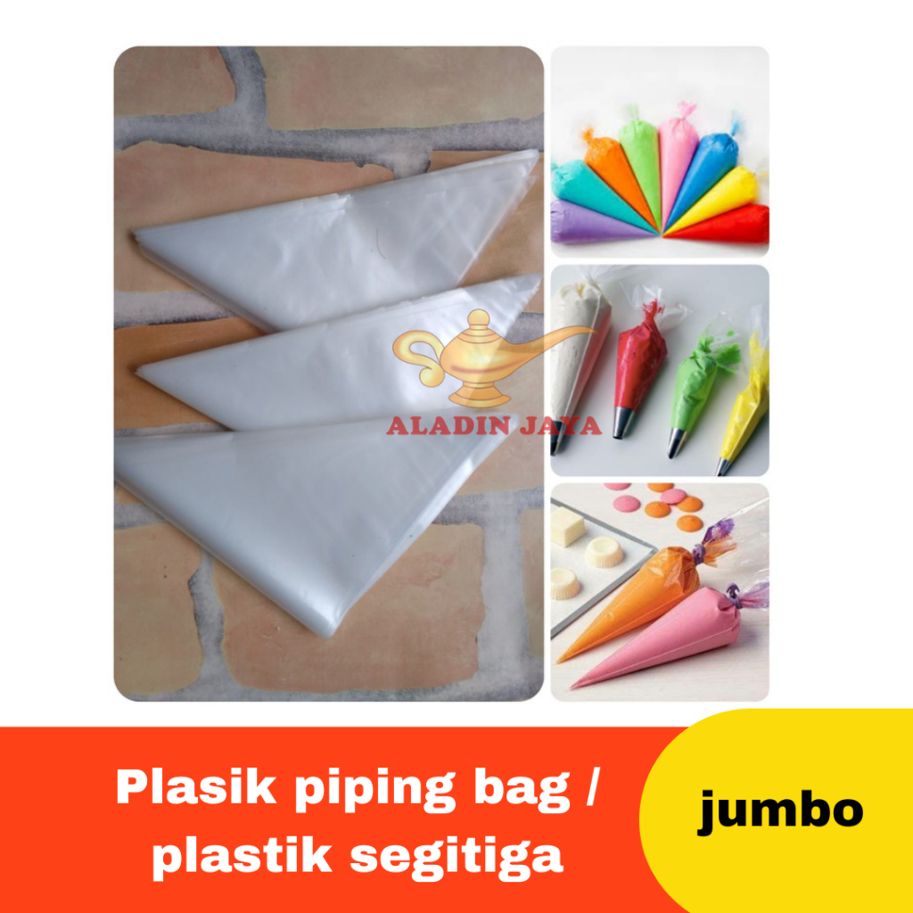 Plasik piping bag / plastik segitiga jumbo