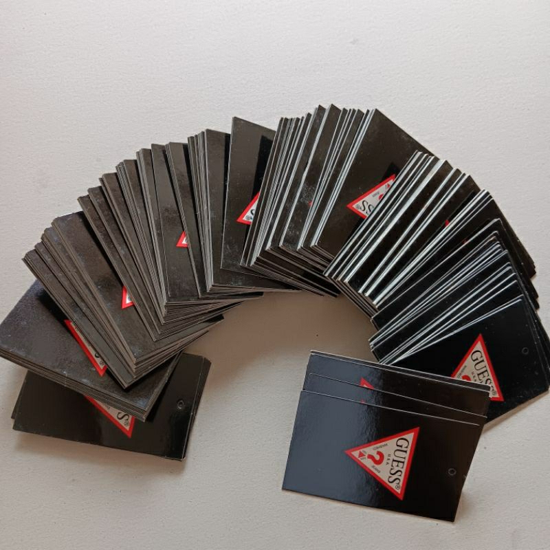 

GUESS hangtag (4pcs) bolak-balik sisa garment