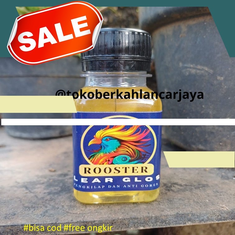 (OLES)50ML CLEAR GLOSS Pelapis, Penambah Glossy dan Anti Gores CAT CHROME CANDY PAINT CAT VELG