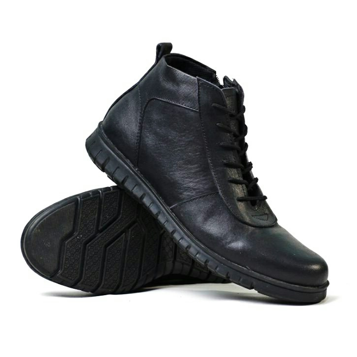 Sepatu Formal Pria Kulit Casual Hitam Tinggi Tali Kerja Kantor Pantofel kondangan | Sepatu Pantofel 