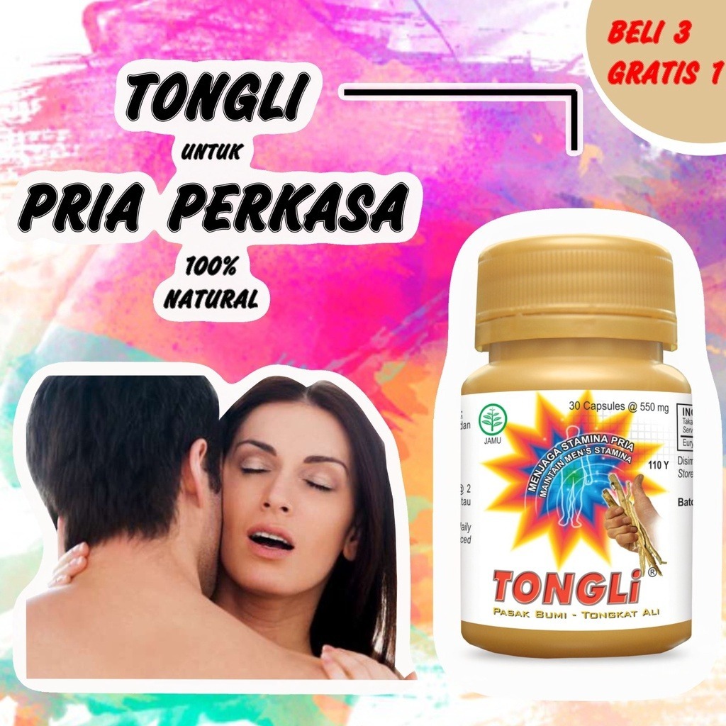 Original Tongkat Ali - (TONGLI) - 30 Kapsul BPOM Herbal Borobudur Asli