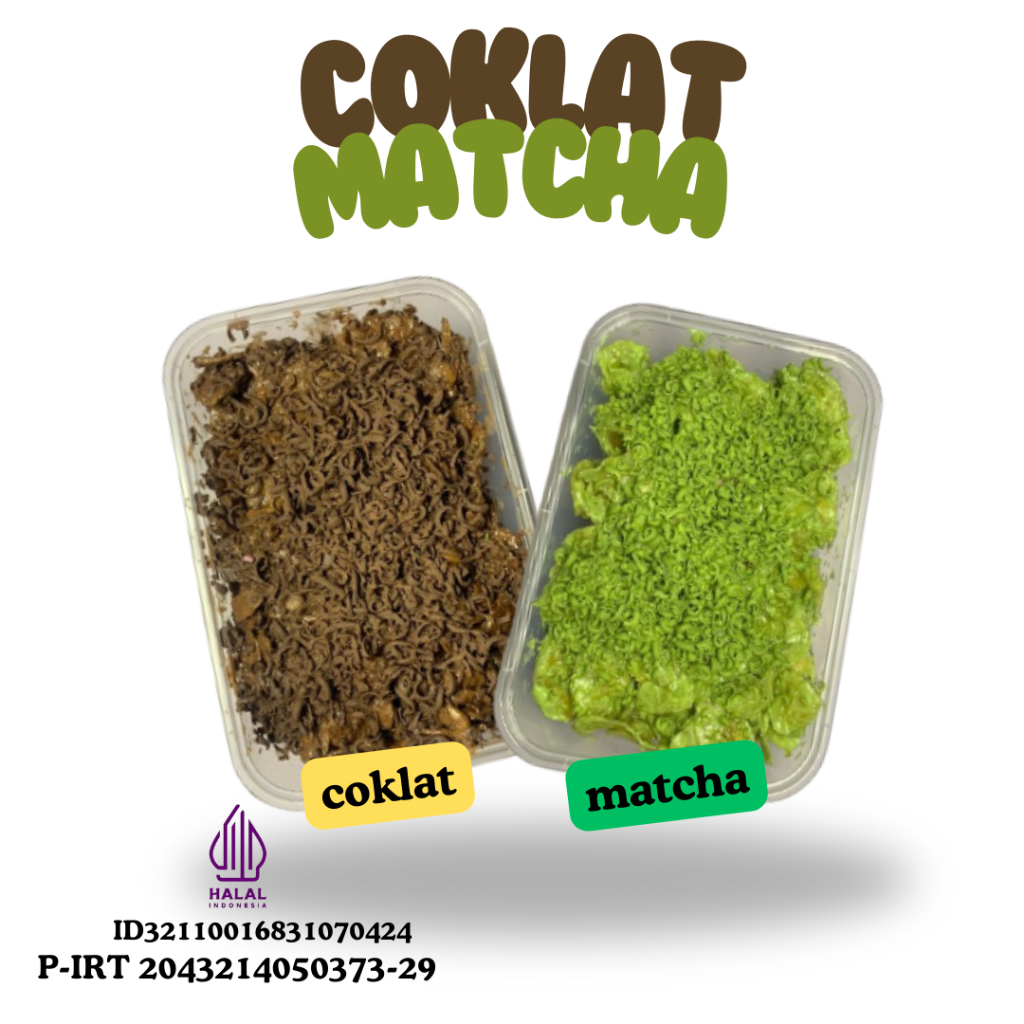 

paket bundling keripik pisang coklat lumer rasa matcha dan coklat enak lezat dan bergizi