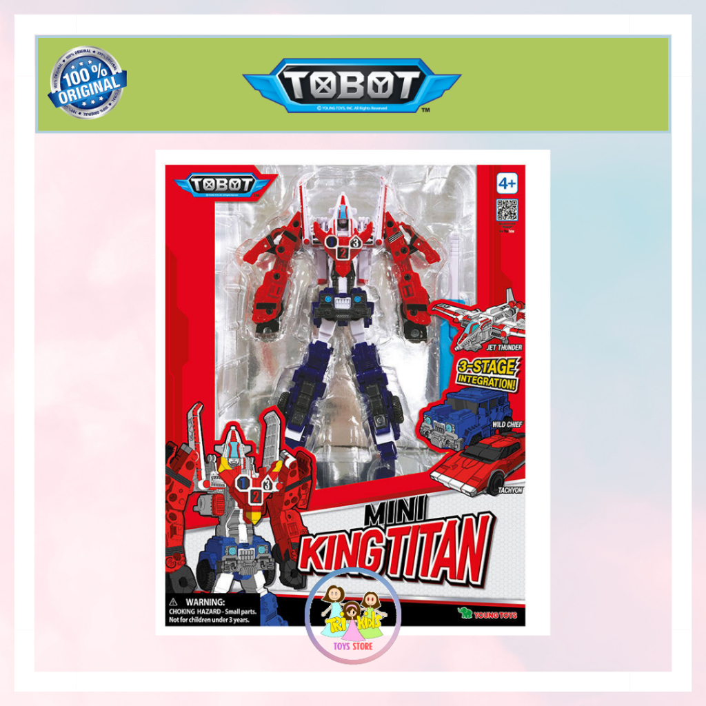 Tobot GD Galaxy Detectives Mini King Titan Original Young Toys
