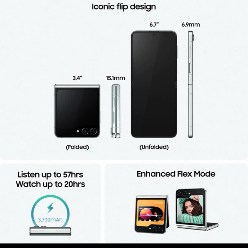 GALAXY Z FLIP 5 HANYA SATU