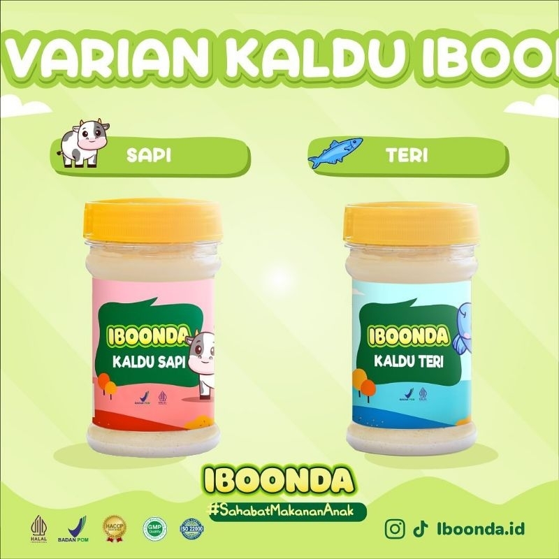 

Iboonda Kaldu Teri| Ayam| Sapi| Hati Ayam| Kaki Ayam| Jamur 75g