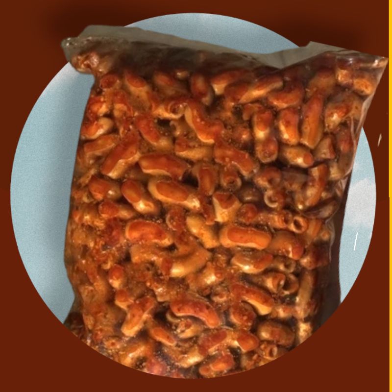 

[GRATIS ONGKIR] MAKARONI BANTET PEDAS RENYAH GURIH KEMASAN 250GR BOX/POUCH