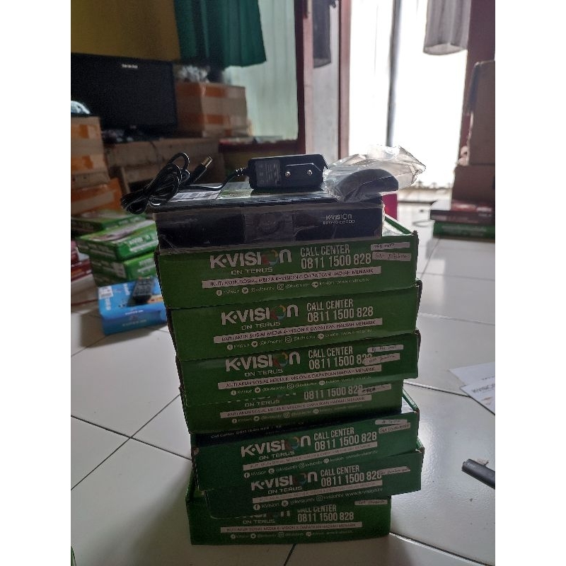 RECEIVER KVISION C2000 BEKAS SERVISMASA AKTIF PAKET SUDA HABIS