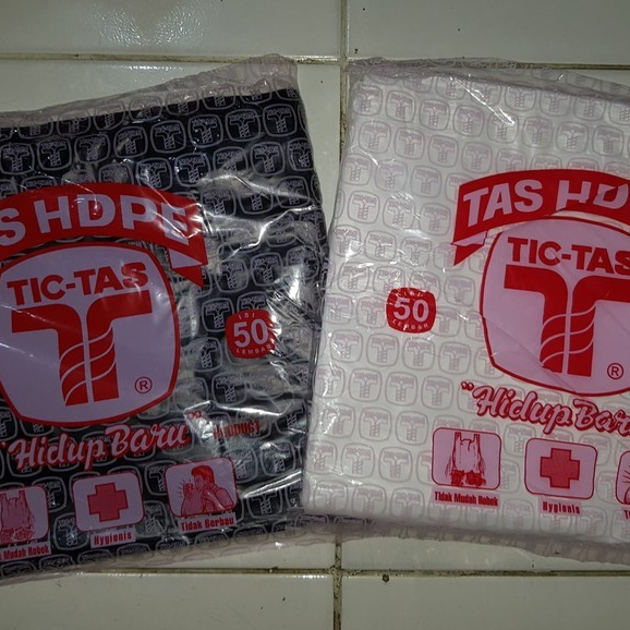 Plastik Tic Tas 1 bungkus @50lembar | Kresek Tic Tas 1 bungkus @50lembar | Tic Tas