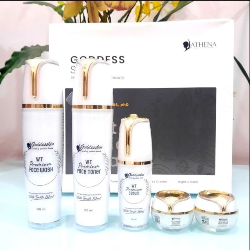 GODDESKIN WHITE TOMATO PREMIUM SERIES BY ATHENA / PREMIUM SKINCARE DR RICHARD LEE / PELEMBAB / FACE 