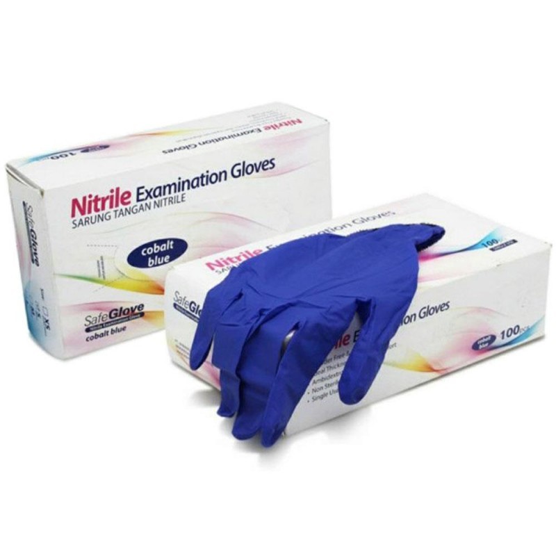 Safeglove Nitrile sarung tangan nitrile Safeglove Blueple