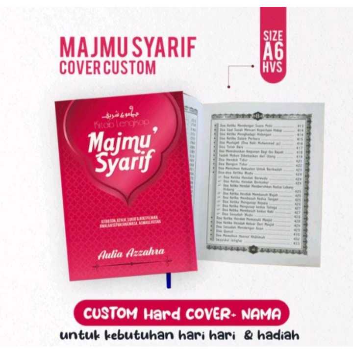 CUSTOM HARD COVER MAJMU SYARIF | MAJMU SYARIF DAN AMALAN DA SEHARI-HARI | 100% RIGINAL [ BISA CD ]