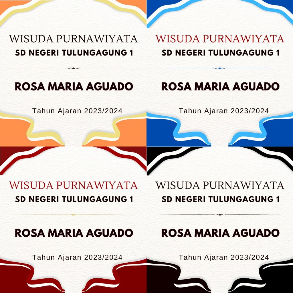 

Stiker Tulisan Piala