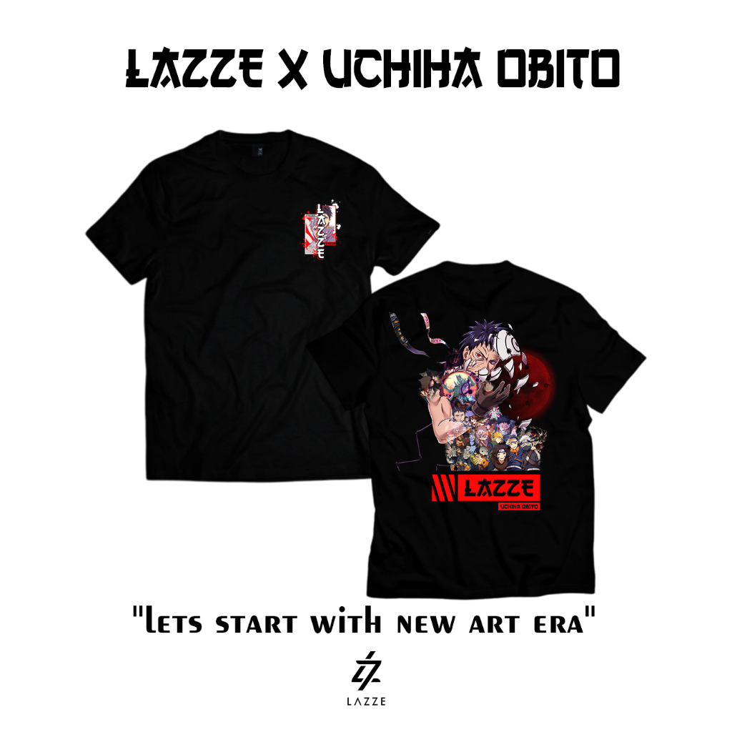 T-SHIRT LAZZE X UCHIHA OBITO