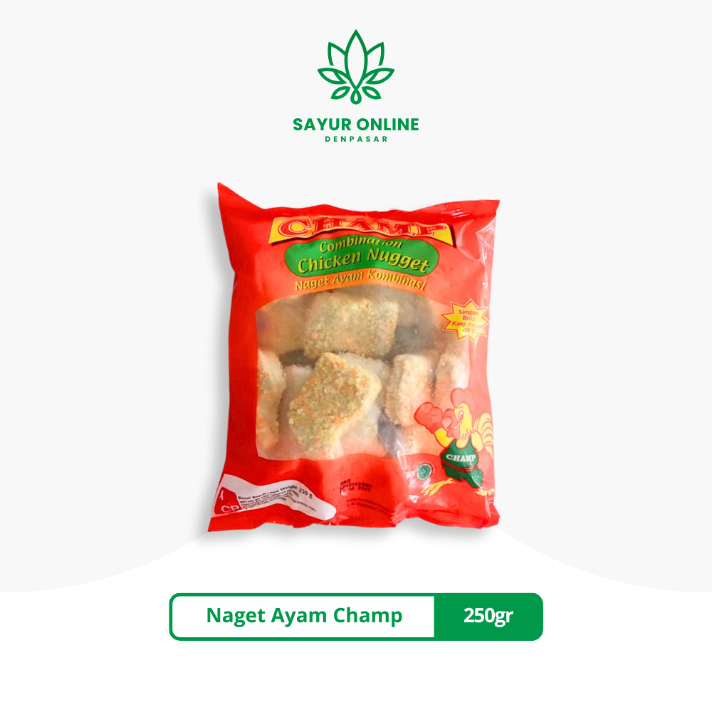 

Naget/Nugget Ayam Champ 250gr - Sayur Online Denpasar