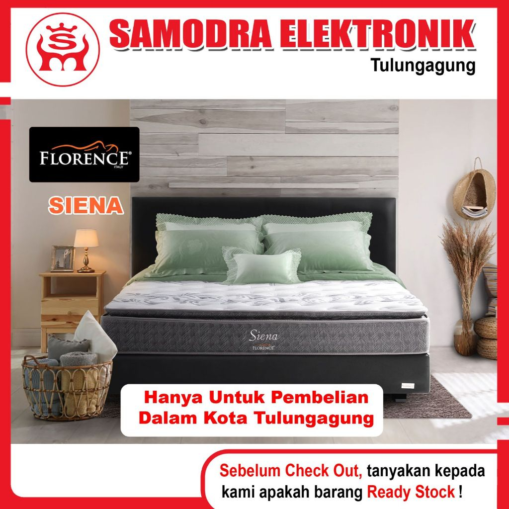 Springbed FLORENCE Siena Ukuran 160x200,180x200,200x200 1 Set