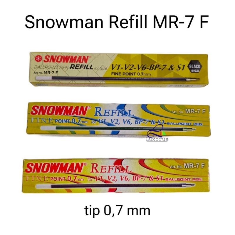 

Refill Isi Pulpen Snowman MR-7 Fine