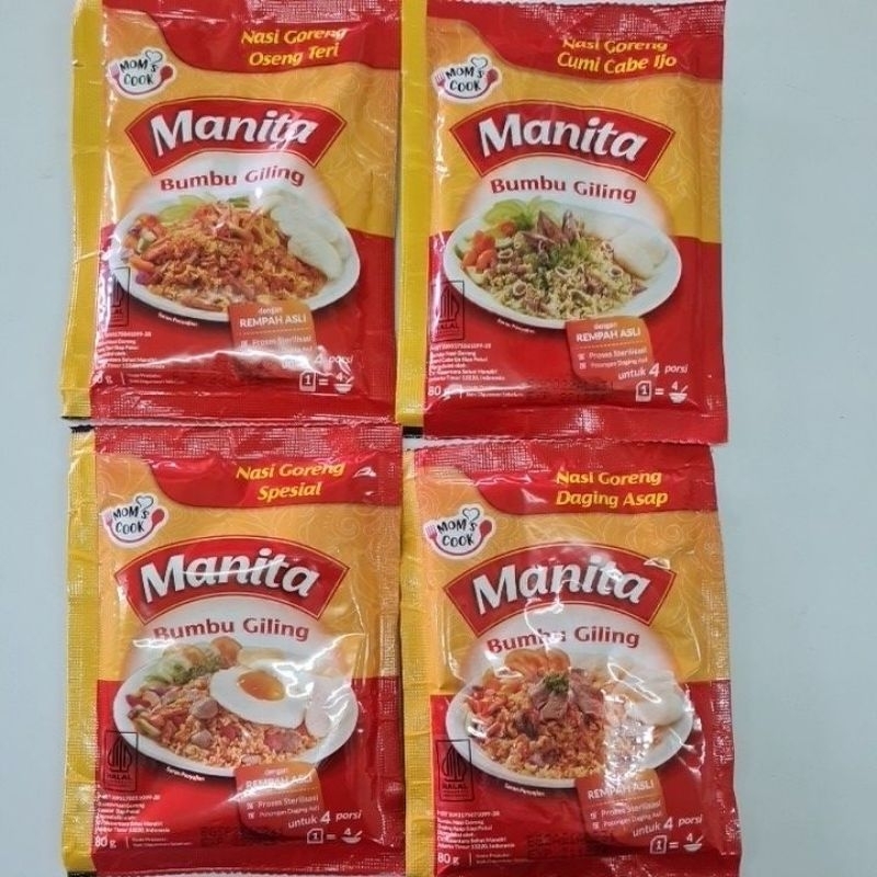 

Manita Bumbu Giling Bumbu Nasi Goreng 80gram